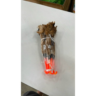 ไม้ขนไก่ ด้ามส้ม แพคละ12ชิ้น ราคา 200บาท