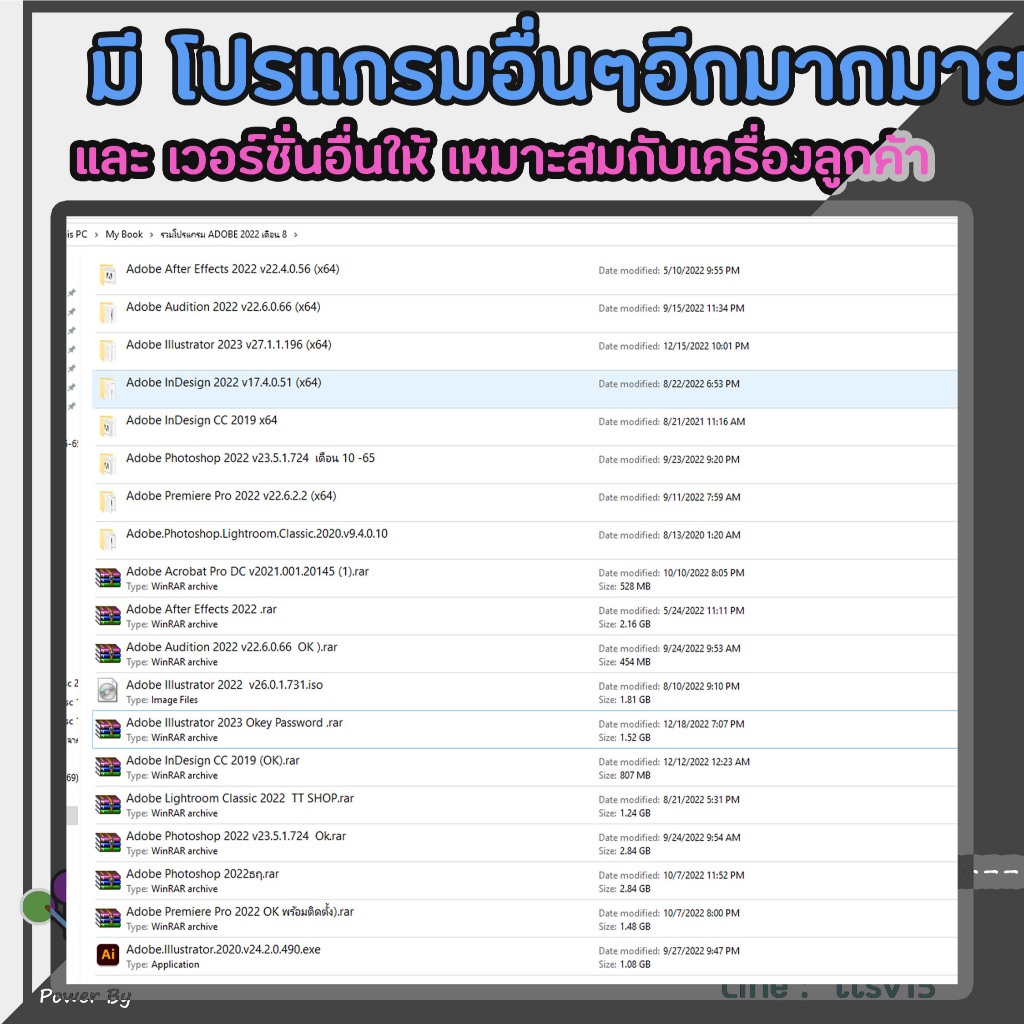 แฟสไดร์แบบเสียบพร้อมลง (และดาวโหลด )โปsแกรมชุดทำงานตัดต่อต่างๆ 2024 (ถาวร) ขนาด 64 GB - รูปที่ 2