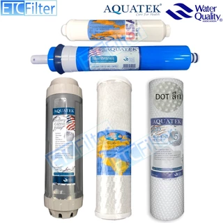 ชุดไส้กรอง Aquatek silver และ ULTRATEK RO 50,85 ,100, 150,200,500GPD