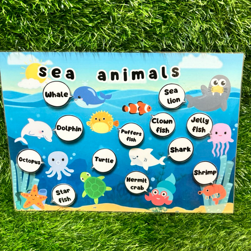 สื่ิอการสอนวิชาภาษาอังกฤษเรื่อง “sea animals"