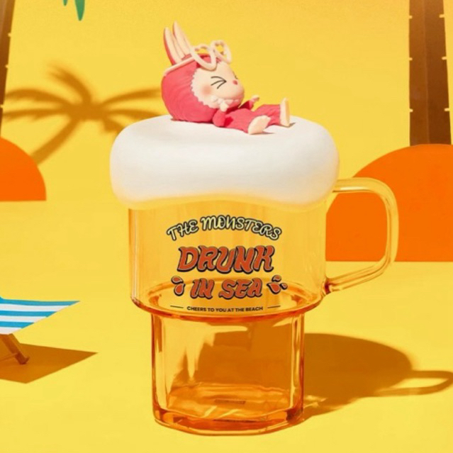 (พร้อมส่งในไทย) แก้วน้ำ The monster Drink a Sea 🍺