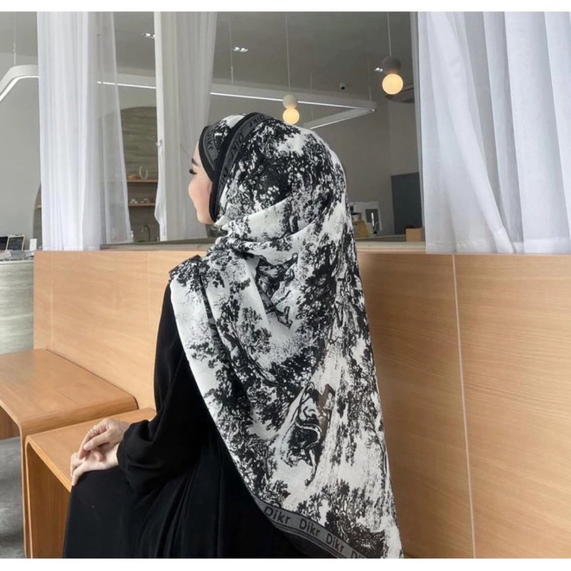 🖤New Hijab🖤 ผ้าคลุมวิสคอส พันยาว วิสคอสลายในตัว รุ่นใหม่