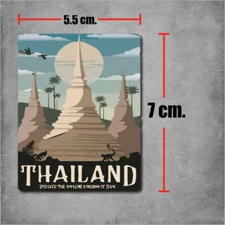สติกเกอร์ ประเทศไทย THAILAND STICKER PVC งานพิมพ์คุณภาพ OFFSET PRINTING เคลือบ UV กันแดด กันน้ำ