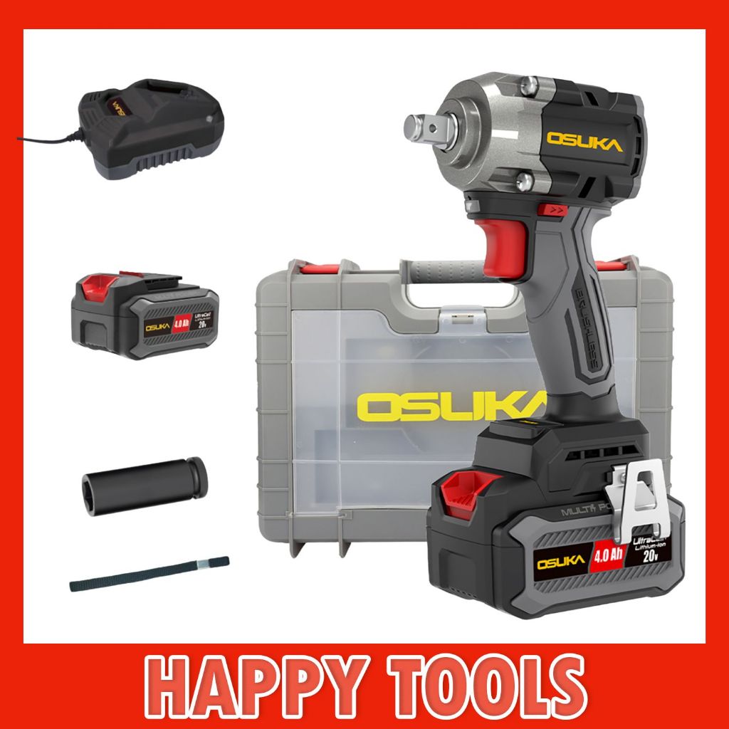 OSUKA บล็อกไฟฟ้าไร้สายไร้แปรงถ่าน OSID830-M1