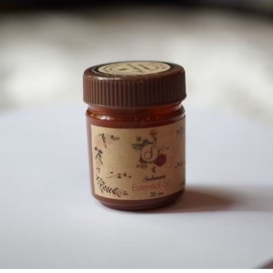 สร้อยบุษรา/ยาดมสมุนไพรกลิ่นกุหลาบมอญ (1ขวด 40 ml) สูตรโบราณ กลิ่นหอมอวล หอมนาน#กุหลาบมอญ