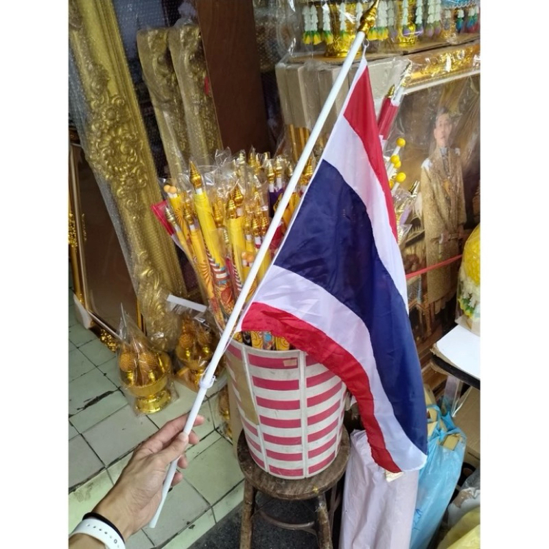 เสาธงสำหรับติดธงขนาดเบอร์4,5 รายการนี่เป็นชุด ชุดละ10ต้น