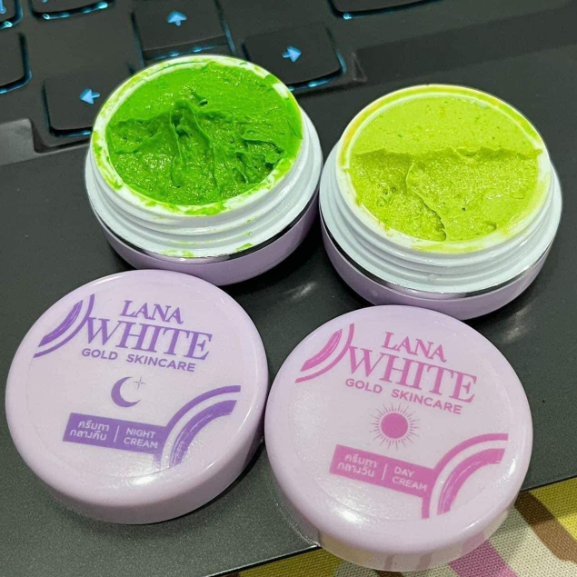ครีมลาน่า 1 ชุด  ทาผิวหน้า   กลางวัน+ กลางคืน หน้าใส