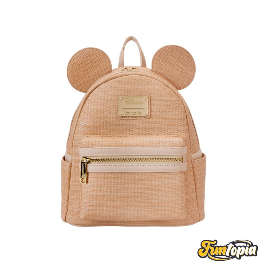 Funko POP! (WDBK3669) : Mickey Mouse Woven Texture Mini Backpack by Loungefly