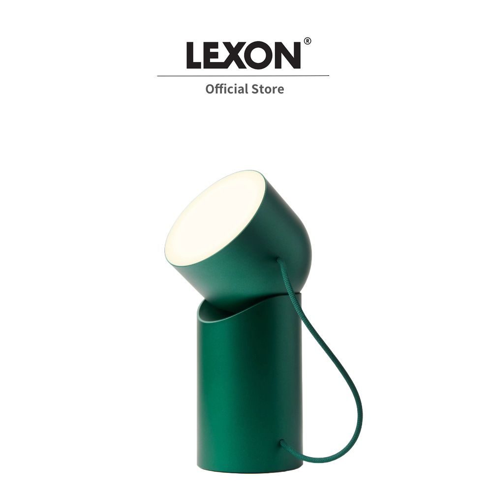 โคมไฟพกพา LEXON ORBE - Soft gold / Dark green