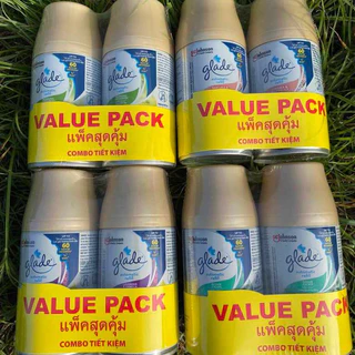 🔥พร้อมส่ง4กลิ่น🔥แพคคู่สุดคุ้มGlade สเปรย์ปรับอากาศ ออโตเมติก(รีฟิลแพคคู่)‼️ยกลังทักแชทนะครับๆๆๆฟฟผฟฟ
