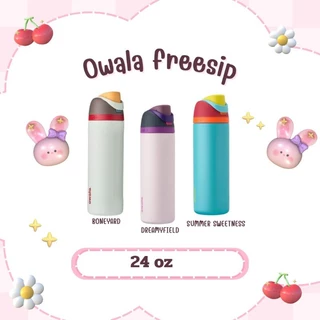 (พร้อมส่ง ของแท้100%นำเข้า🇺🇲) Owala freesip 24oz/32oz/40oz ขวดน้ำเก็บความเย็น