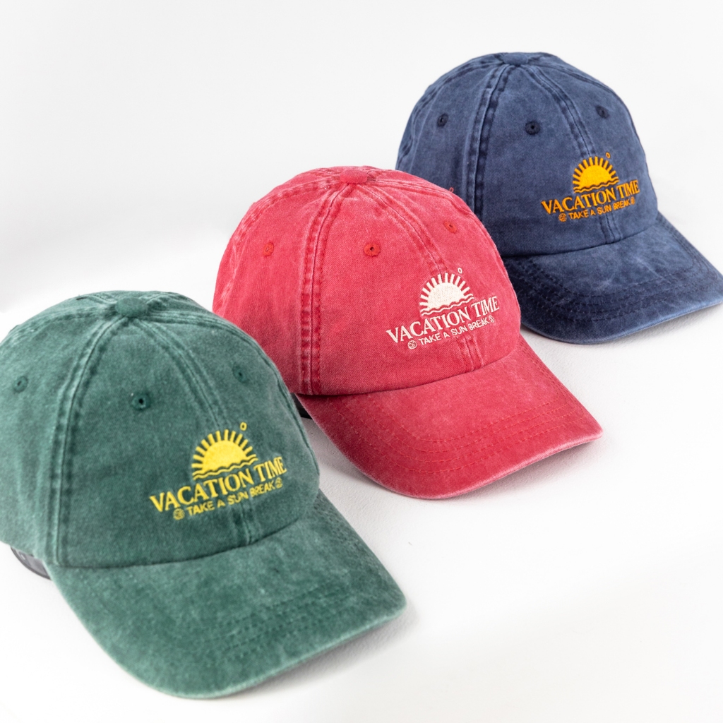 Classy Club - หมวกแก็ป ผ้าฟอก รุ่น Souvenir Cap - Suun Col.