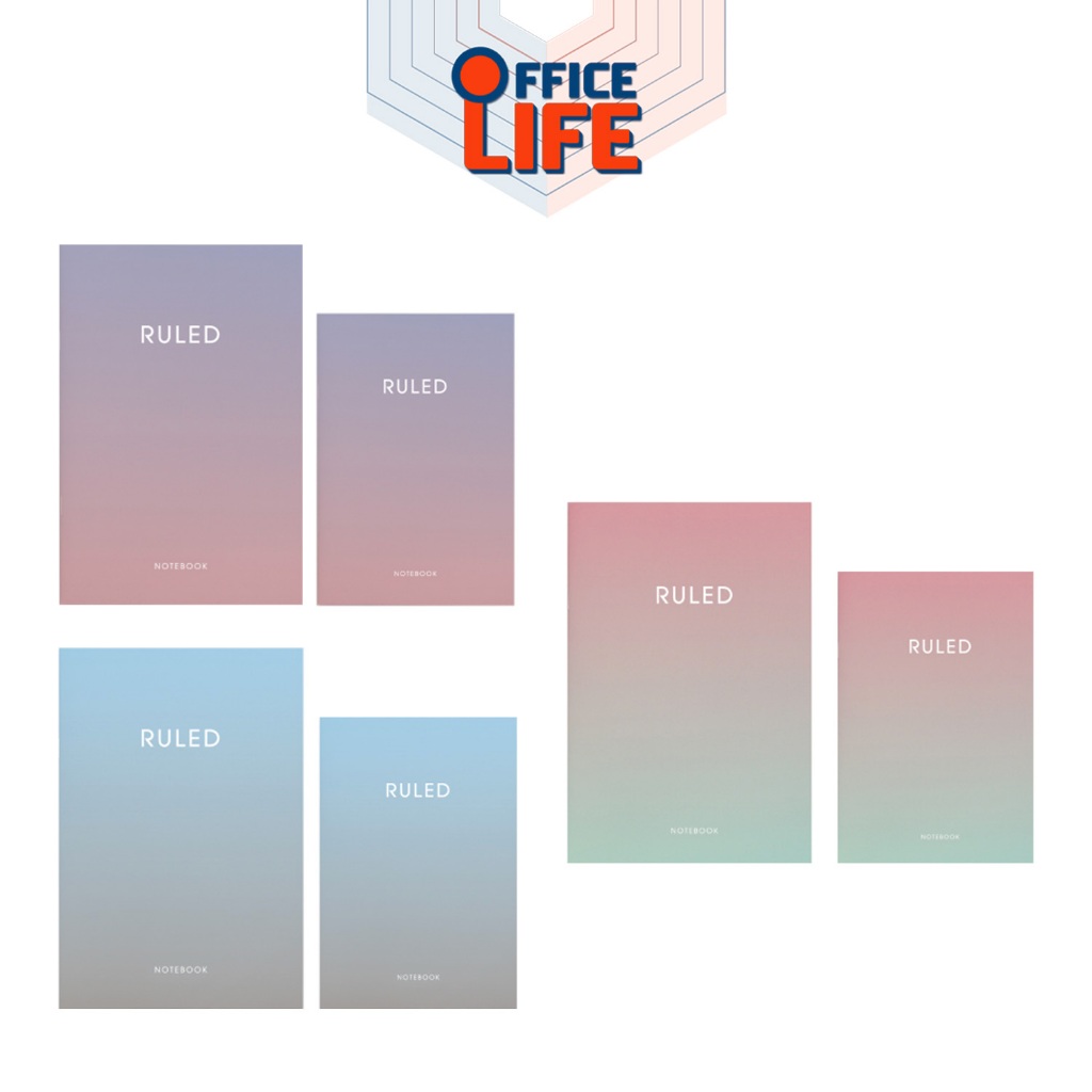 E-File (อี-ไฟล์) สมุดปกอ่อน รุ่น CNB108 มีเส้น สีปกพาสเทล 70 แกรม ทูโทน RULE Size M,L บรรจุ 30 แผ่น ( 1เล่ม / คละสี)
