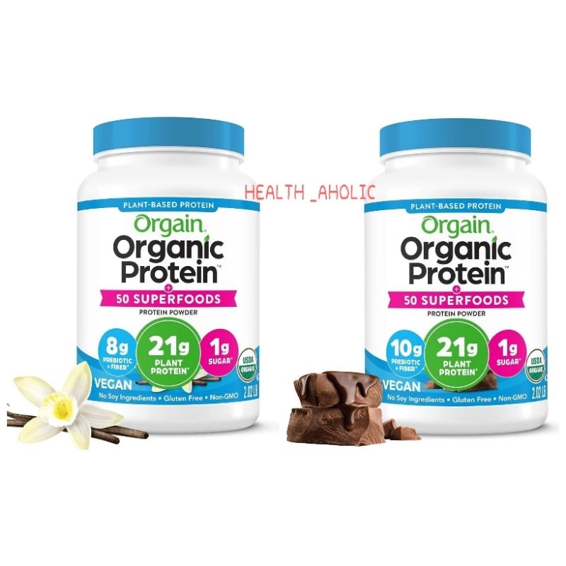 ✨️พร้อมส่ง✨️Orgain Organic Vegan Protein Powder, 2.02 lb