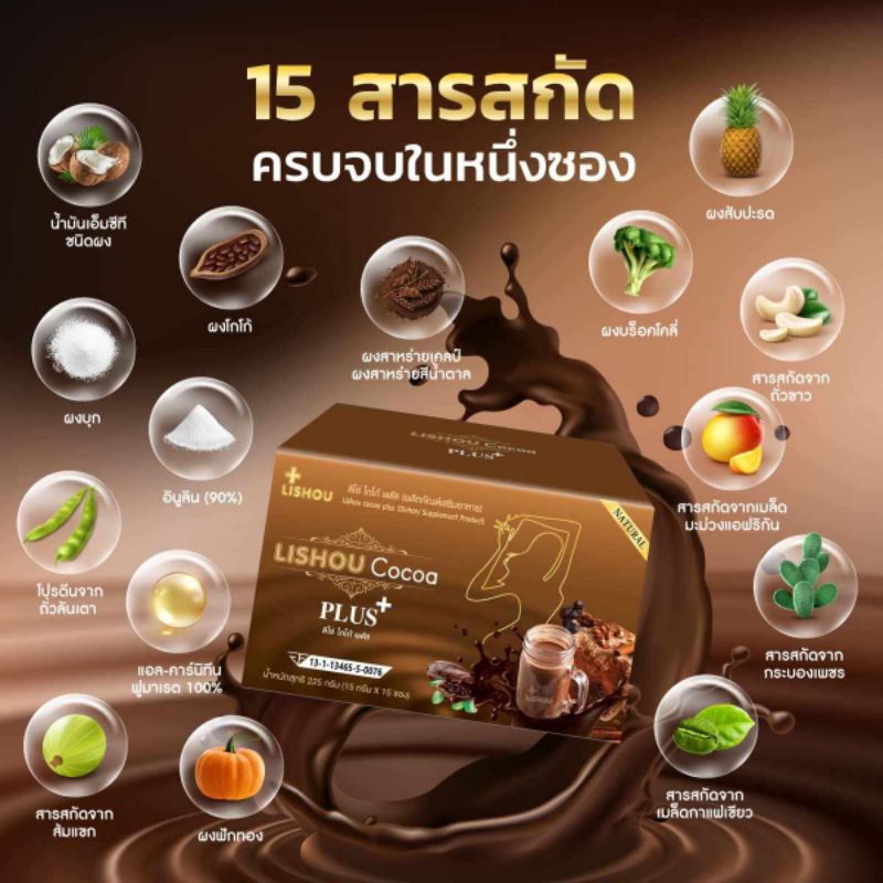 ☕ พร้อมส่ง  | ของแท้ 100%☕ โกโก้ โกโก้ลิโซ่ +พลัส 《 โกโก้ ลิโซ่พลัส+ 》สูตรใหม่ โกโก้พลัส โกโก้ควบคุม