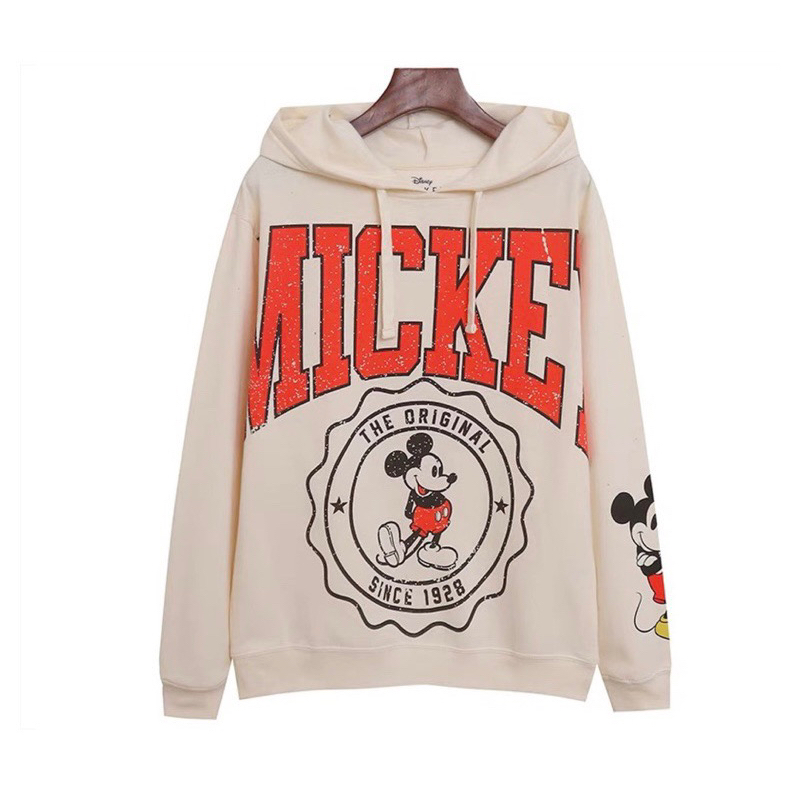 เสื้อฮู้ด มิคกี้ สเวตเตอร์ ♣️ MICKEY MOUSE ♣️ งาน Disney  แท้💯%  (TS233