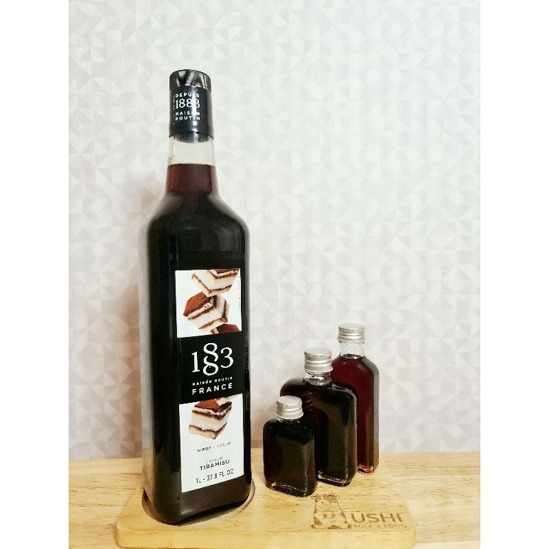 ไซรัปกลิ่นทิรามิสึ Tiramisu [> แบ่งขาย <] แบรนด์ 1883 Syrups made in France 🇨🇵