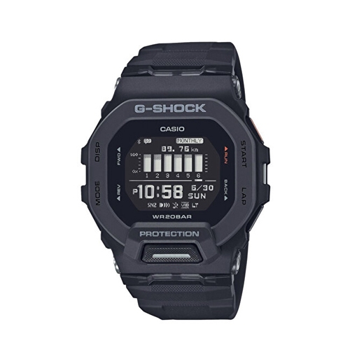 G-SHOCK นาฬิกาข้อมือชาย สายเรซิ่น สีดำ รุ่น GBD-200,GBD-200-1DR