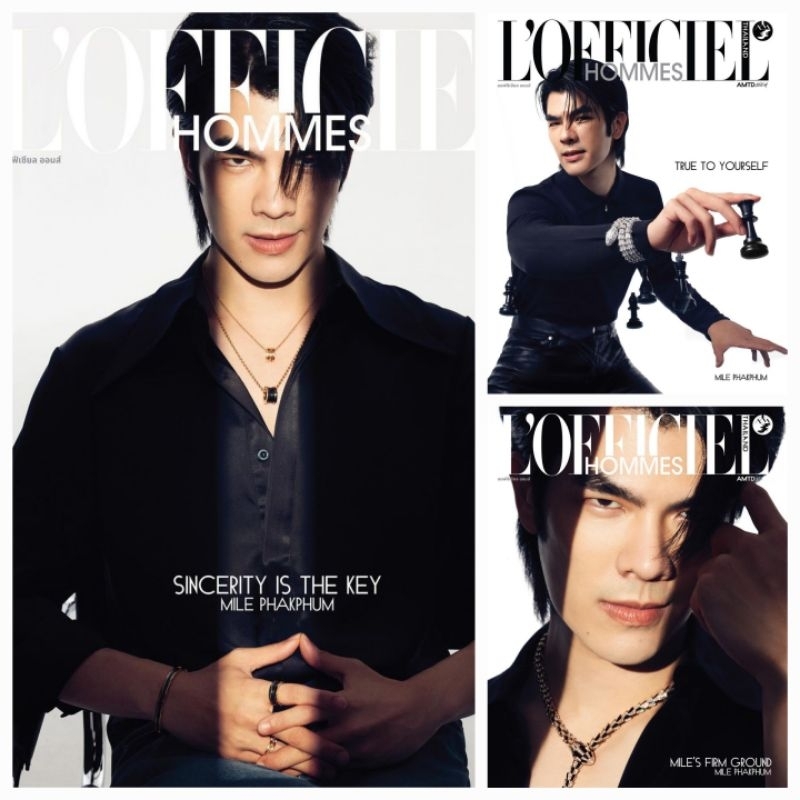 😍พร้อมส่งแล้วจ้า😍 นิตยสาร L'OFFICIEL​ HOMMES THAILAND​ (August​ issue)​ ปก #มายภาคภูมิ #MilePhakphum