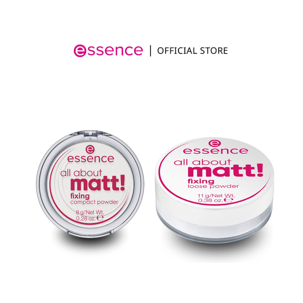 essence เอสเซนส์ all about matt! fixing powder เครื่องสำอาง แป้ง คุมมัน