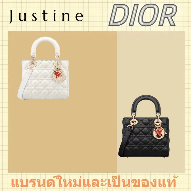 Dior Small Dioramour Lady Dior กระเป๋าถือ ยี่ห้อใหม่แท้