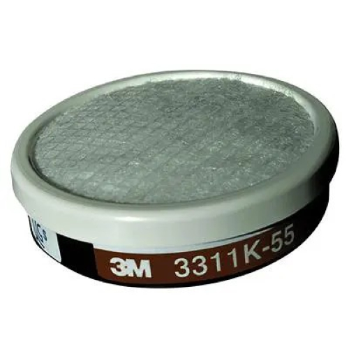 ตลับกรองไอระเหยและกรดแก๊ส เทา 3M 3311K-55