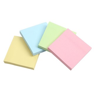 กระดาษโน๊ต เมโม่ ฉลาก ตกแต่ง diy สมุด อุปกรณ์สํานักงาน กระดาษโน๊ตกาวในตัว Sticky Note