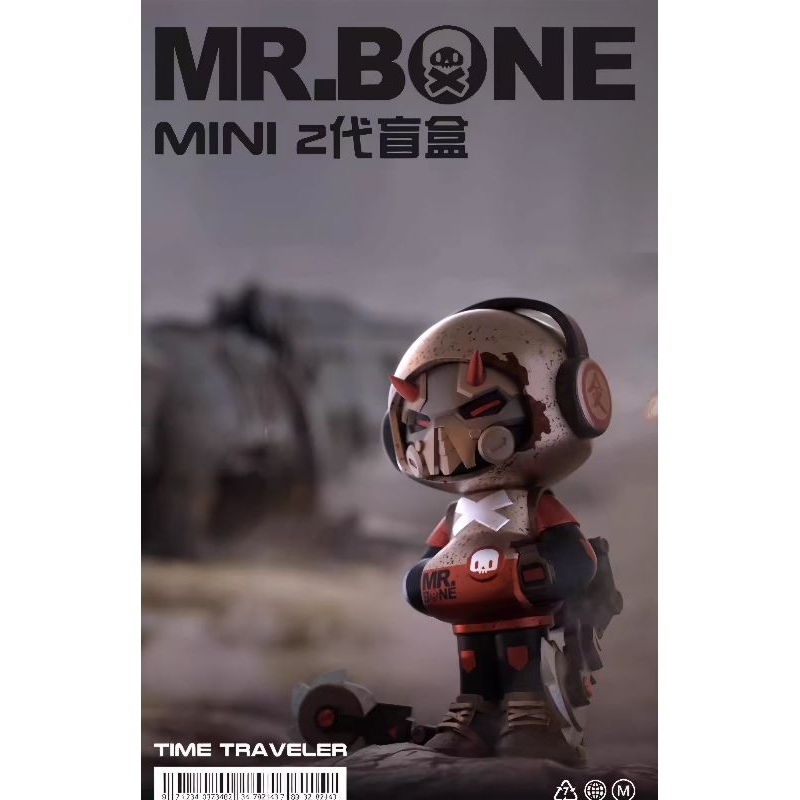 [กดโค้ดลด 30% ได้] พร้อมส่ง Mr.bone mini v2 a journey through the time เช็คการ์ด ไม่แกะซองตัว ของแท้