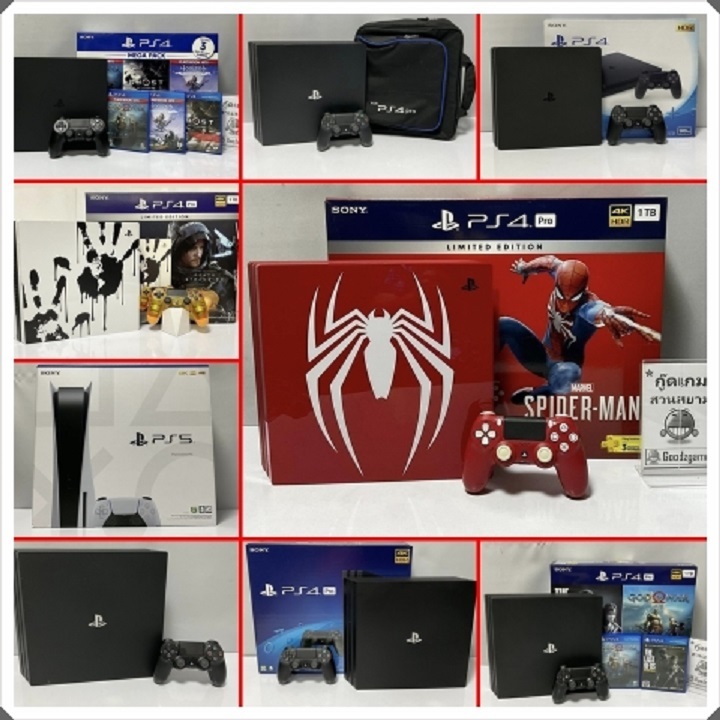 [ลดสูงสุด1,000.- ใส่โค้ดDDX10AUG] PS4 Pro/Slim มือสอง [เครื่องplaystation4] & [PS5 มือ2]