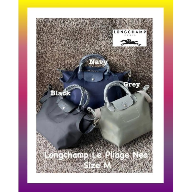 🔥พร้อมส่ง🔥กระเป๋าสะพาย ยอดนิยม ‼️Longchamp Le Pliage Neo Size M