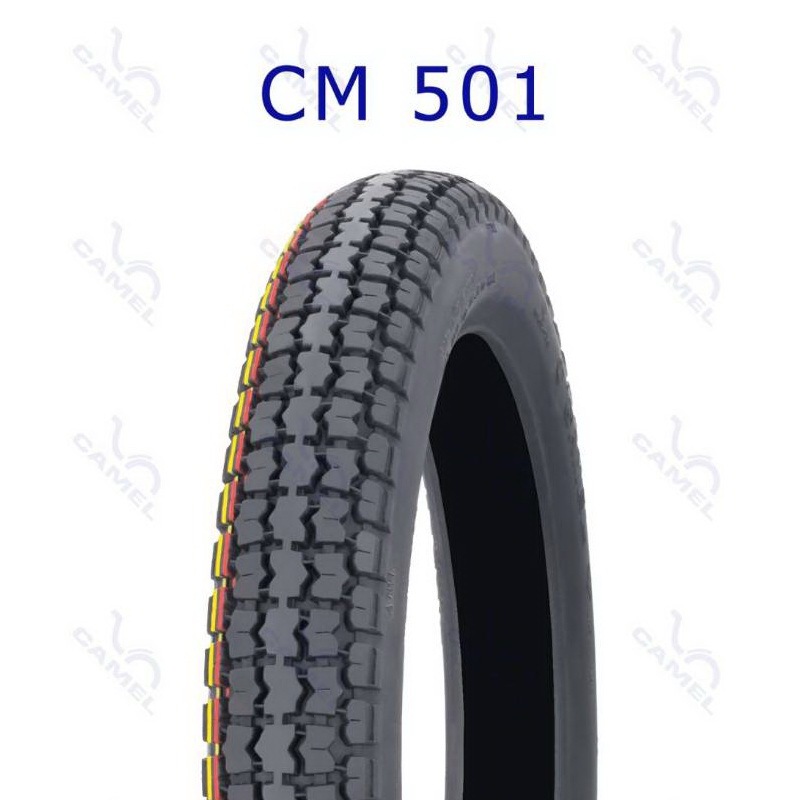 ยางนอก ขอบ 16 3.00-16 CM501 CAMEL MOTOCYCLE TIRE  70