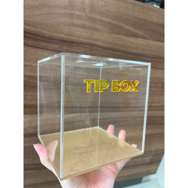 TIP BOX อะคริลิคใส 3mm. กล่องอะคริลิค tip box