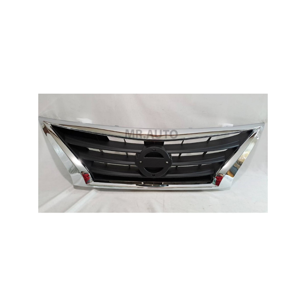 👍Mr.Auto หน้ากระจัง นิสสัน อัลเมร่า ปี 2015-2019 **ชุบโครเมี่ยม** หน้ากากตรงรุ่นรถ GRILLE NISSAN ALMERA 2015-2019