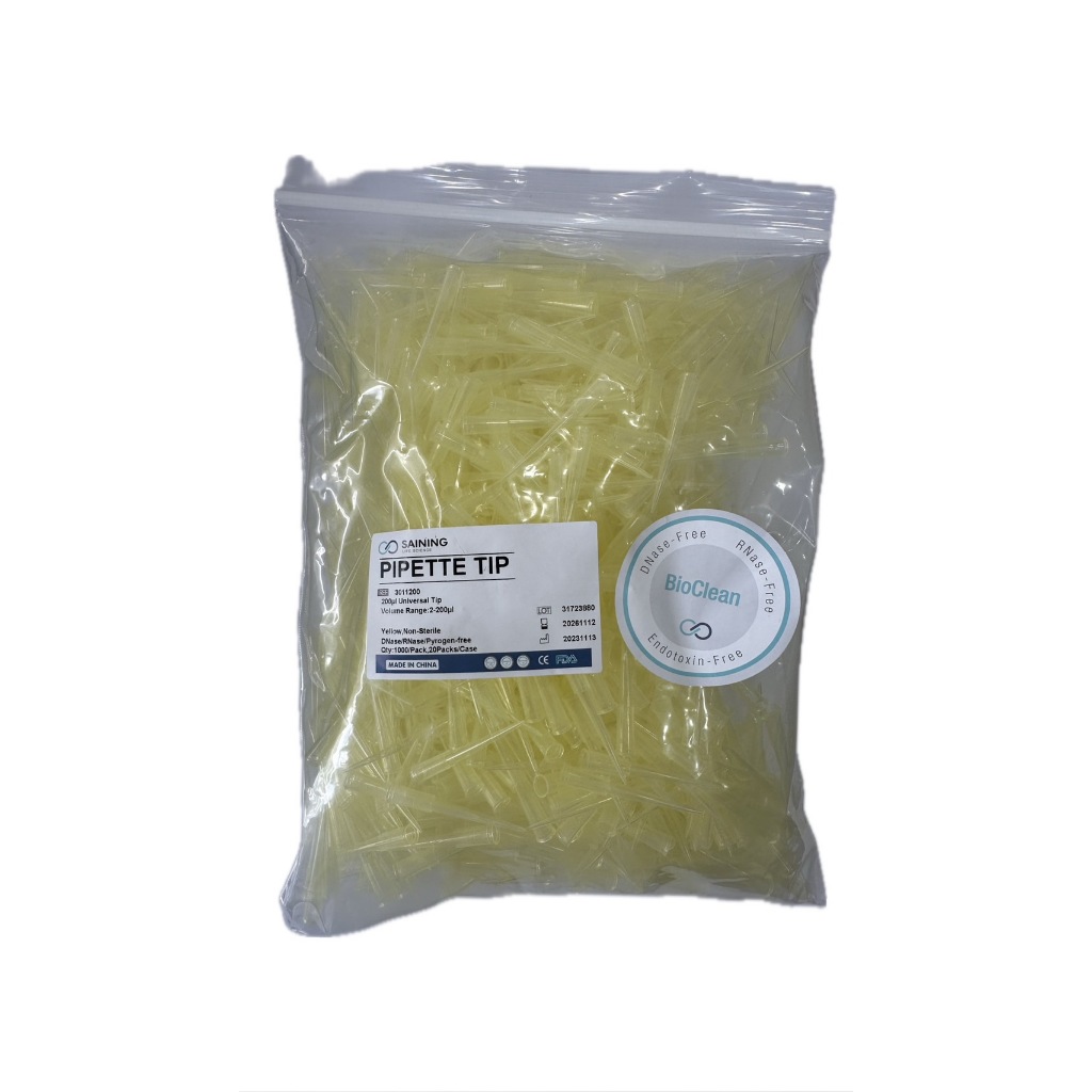 Yellow Pipette Tip 2-200ul ยี่ห้อ Saining