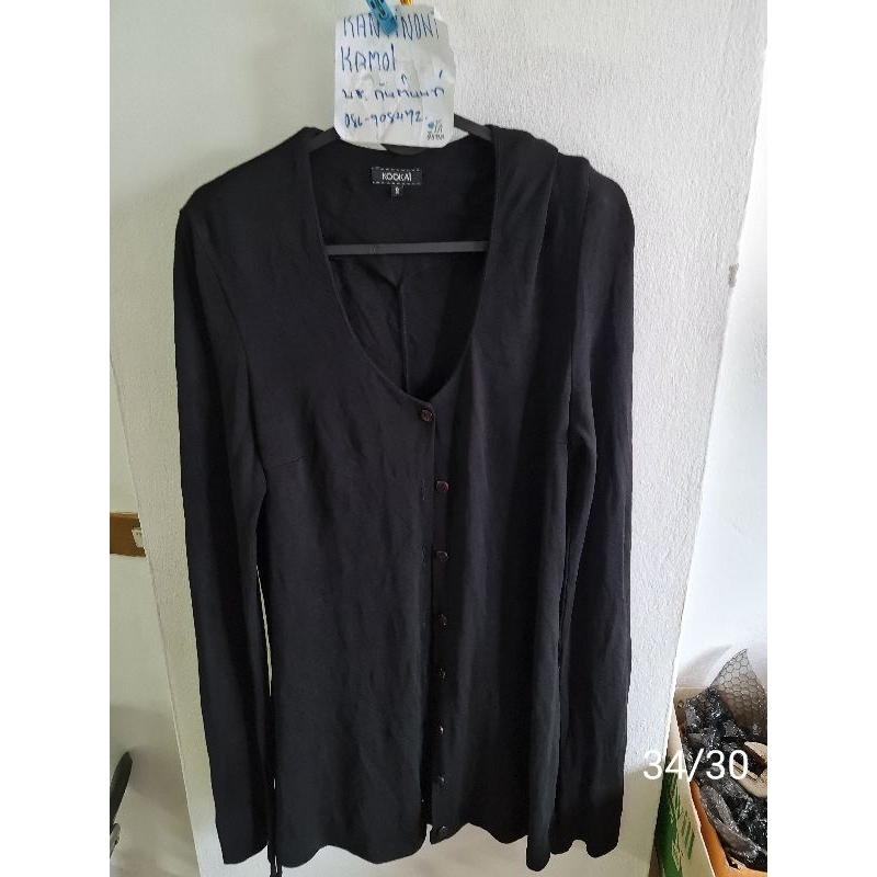 kookai  เสื้อคลุม made in france สภาพพอใช้ ก่อนยืด34