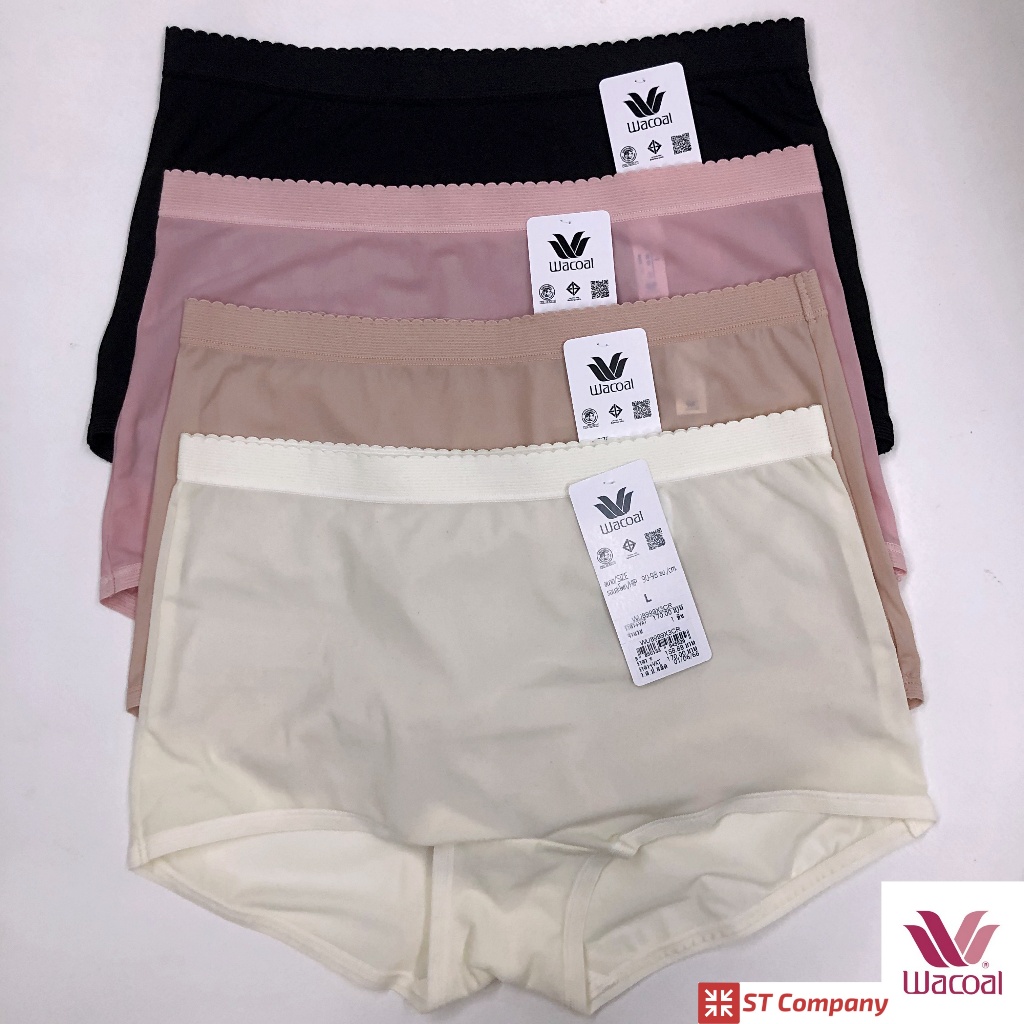 Wacoal Boyleg Panty ทรงขาสั้น (Boyleg)  รุ่น WU9002L, WU8999 เนื้อผ้า Nylon Tactel กางเกงในขาสั้น Boyleg กางเกงในวาโก้