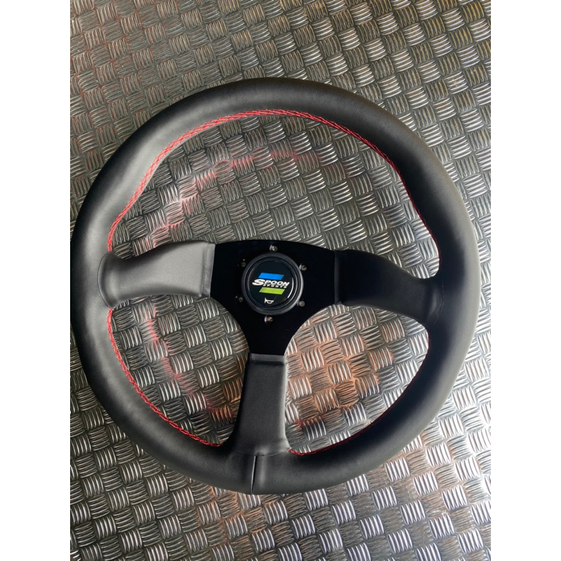 พวงมาลัยสปูน(spoon)สีดำ