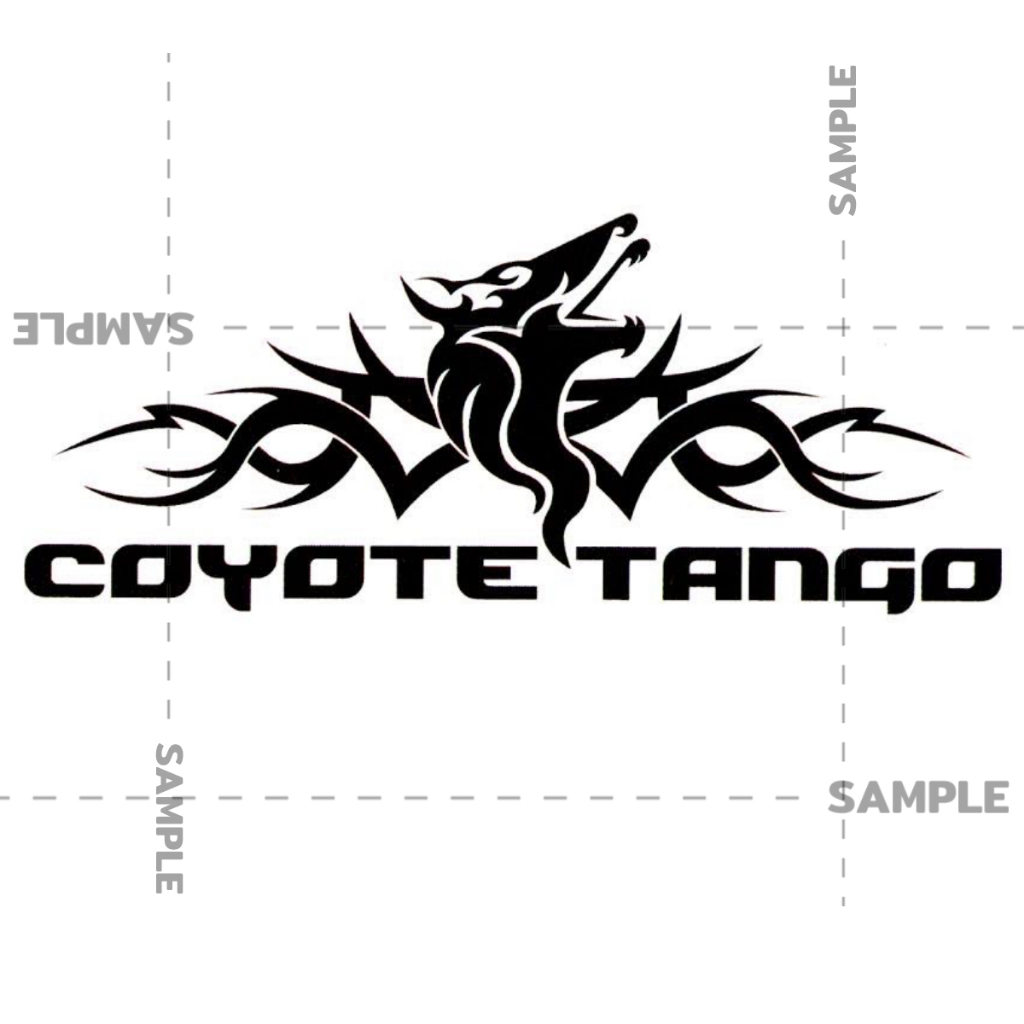Coyote Tango สติ๊กเกอร์ 2 แผ่น