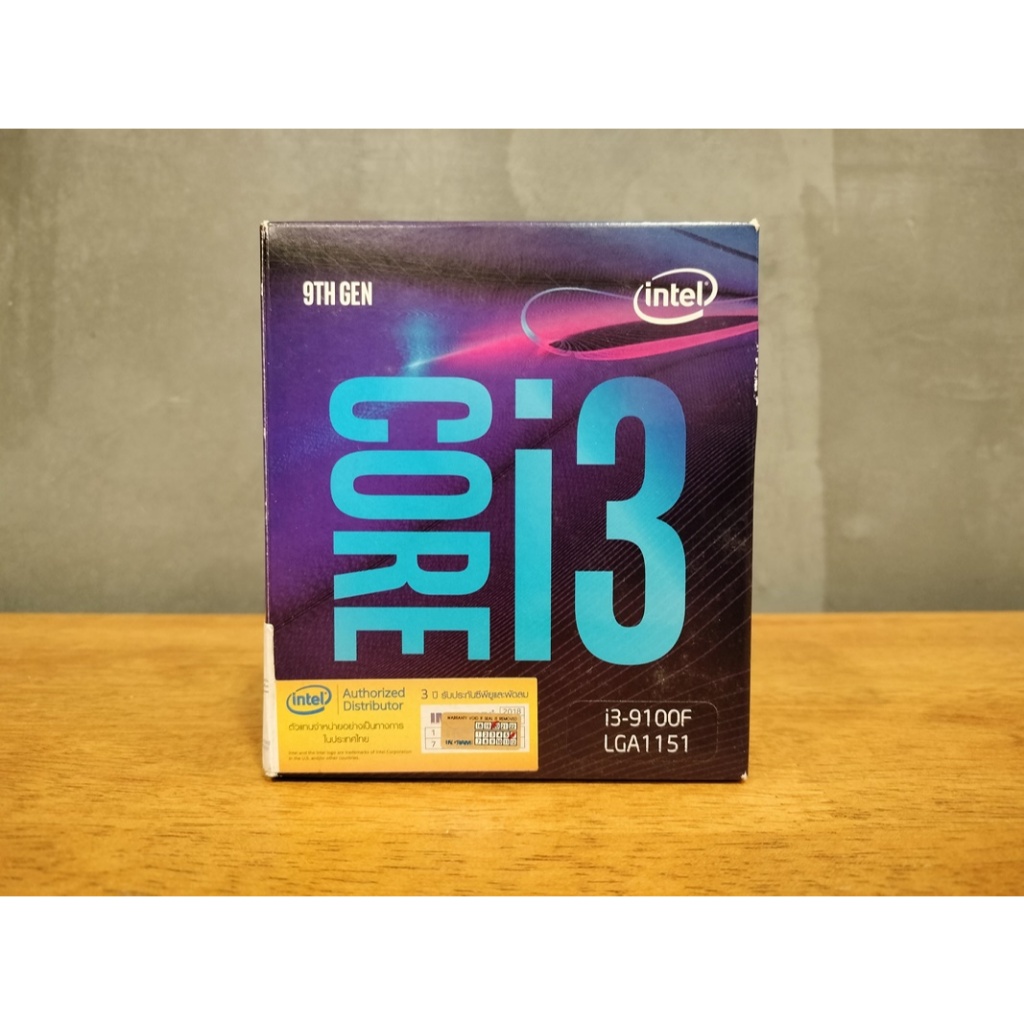 CPU (ซีพียู) 1151 INTEL CORE I3-8100  /  I3-9100  /  I3-9100F  SOCKET1151  เจน8-9ขายรวมในโพสเดียว แถ