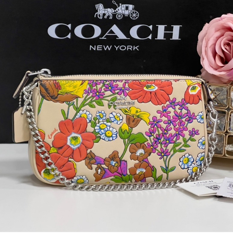 Coach Nolita 19 Nolita 19 With Floral Print แท้ 💯%