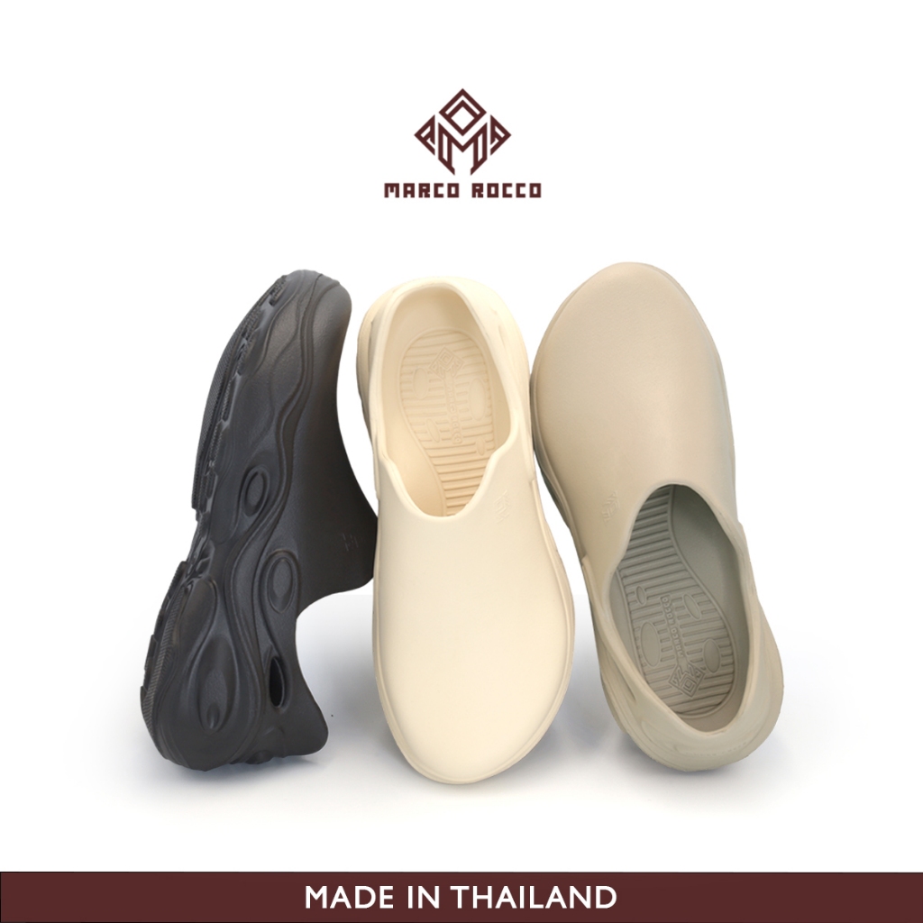 Marco Rocco รองเท้าแตะผู้ชาย  รองเท้าแตะฤดูร้อน แฟชั่นกันลื่น พื้นหนา ทนต่อการสึกหรอEVA รองเท้านิ่มเหมือนเหยียบอึ MR8019
