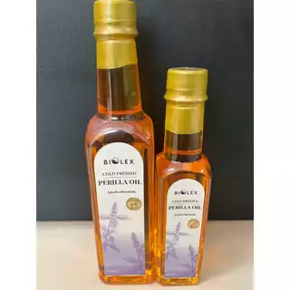 น้ำมันงาขี้ม้อน สกัดเย็น Perilla Oil 100% บรรจุขวด 250ml/500ml