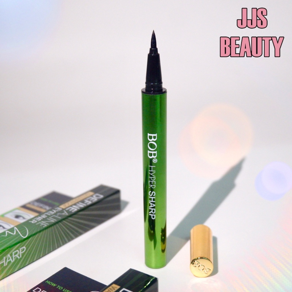 BOB Hyper Sharp Waterproof Liquid Eyeliner ลิควิดอายไลเนอร์ สีเข้ม เส้นคมชัด ดวงตาโฉบเฉี่ยวตลอดวัน