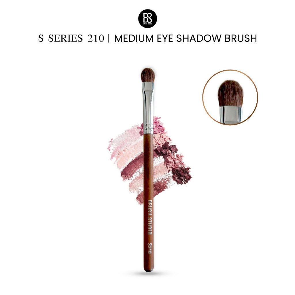 BRUSH STUDIO S 210 : Medium Eye Shadow Brush แปรงแต่งตาขนาดกลาง