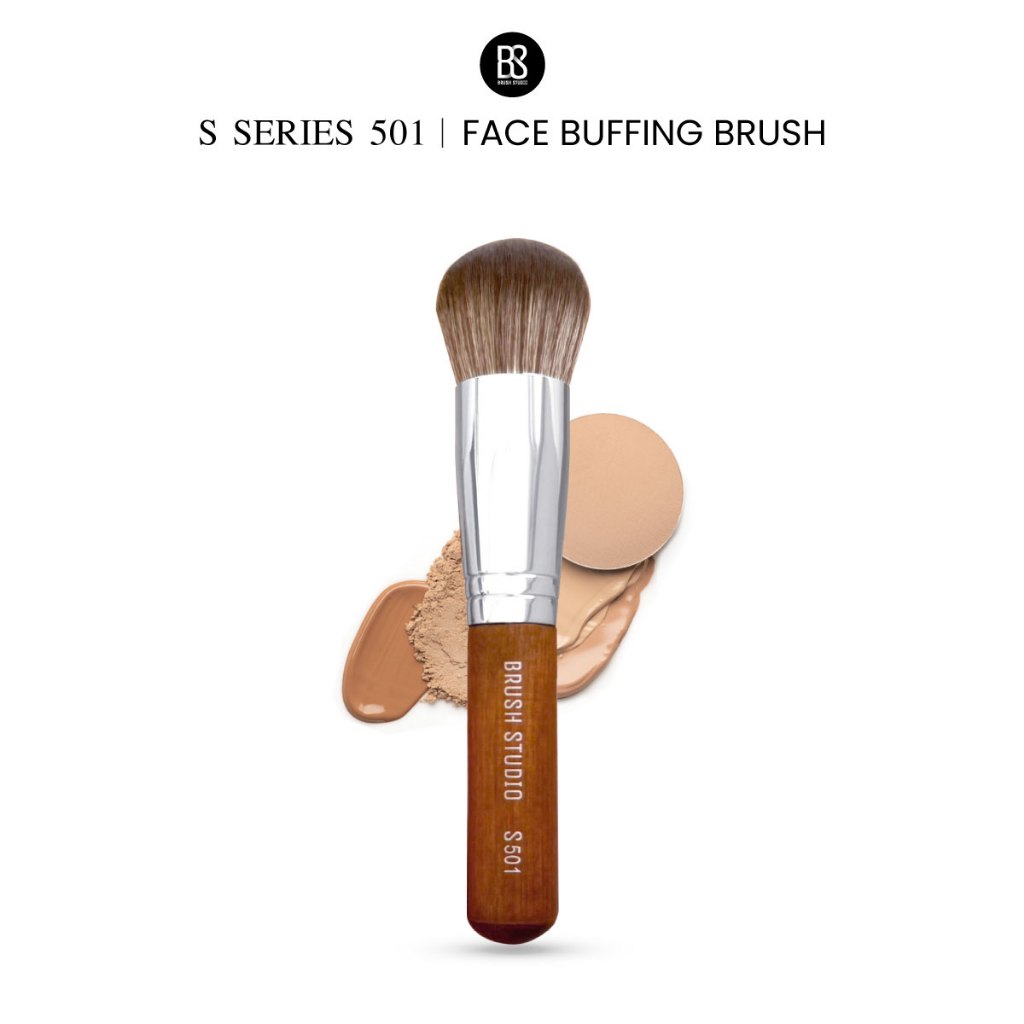 BRUSH STUDIO S 501 : Face Buffing Brush แปรงบัฟฟิ่งทรงกลมขนาดใหญ่
