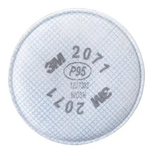 แผ่นกรองฝุ่นละออง ขาว/ชมพู (แพ็ค2ชิ้น) 3M 2071 P95 / 2078 P95 / 2091 P100 / 2097 P100