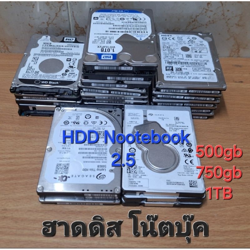 ฮาร์ดดิส โน๊ตบุ๊ค 1TB 500GB HDD Notebook 2.5
