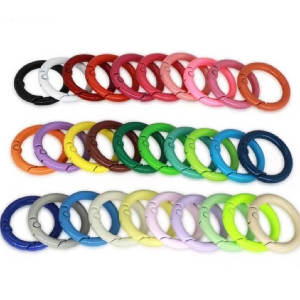 1.2.1 ห่วงกลมขนาด 2.0 cm คล้องพวงกุญแจ งาน DIY.  🇹🇭พร้อมส่งในไทย🇹🇭ขายเป็นชิ้น ชิ้นละ 3 บาท