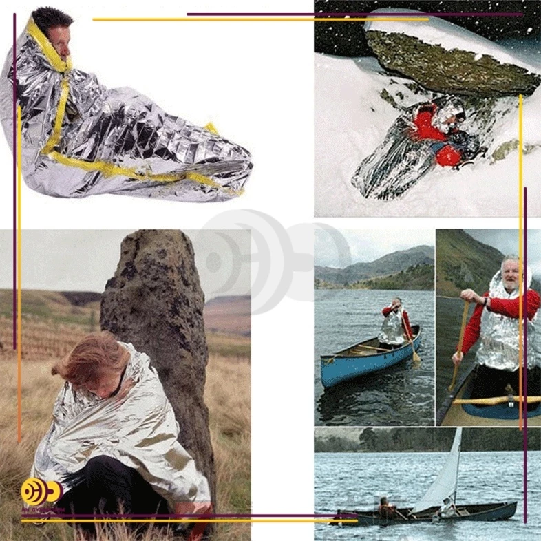 ผ้าห่มฉุกเฉิน ผ้าห่มอวกาศ กันน้ำ ขนาด 130x210 ซม thumbnail 7