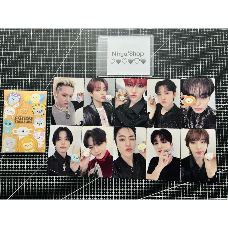 พร้อมส่งในไทย FUNNY TREASURES2 หารการ์ด TREASURE PHOTO CARD BINDER